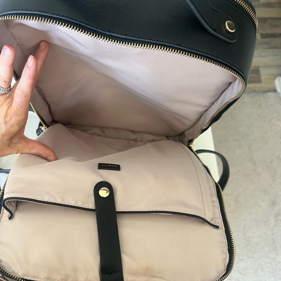 Calpak Black Backpack Elegant Minimalist Design - Picture 6 of 13